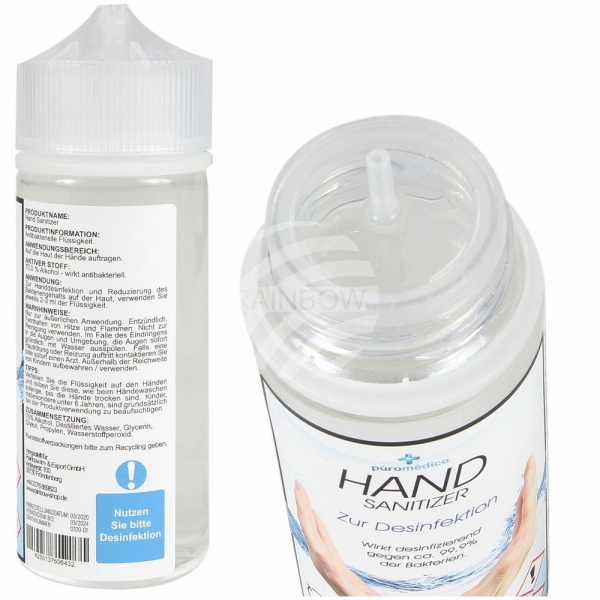 HAND-SANITIZER - Handdesinfektion - Hnde-Desinfektionsmittel, 120 ml