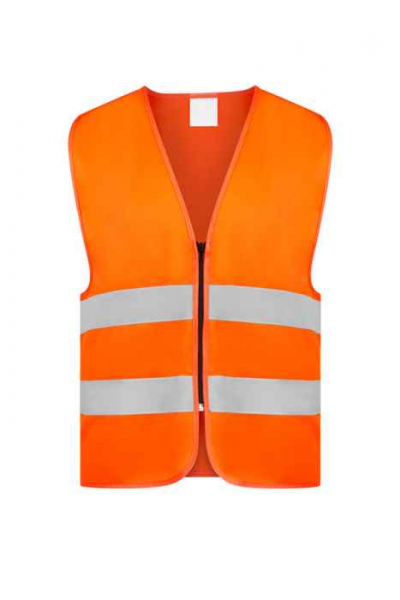 KORNTEX-Warn-Schutz-Weste Standard mit Reiverschluss, orange