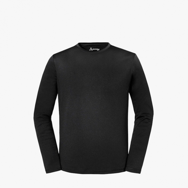 SCHFFEL-UV-Schutz-Longsleeve Circ, schwarz