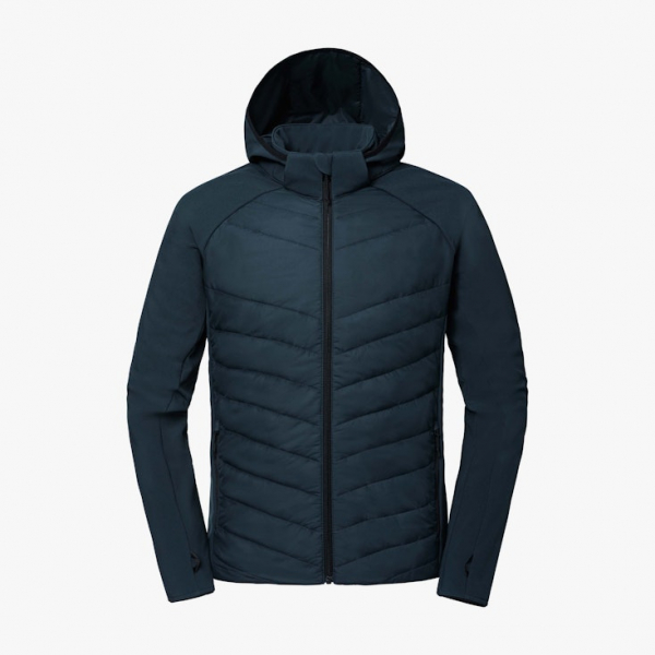 SCHFFEL-Sportliche Hybridjacke, Dunkelblau