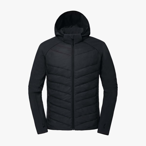 SCHFFEL-Sportliche Hybridjacke, Schwarz