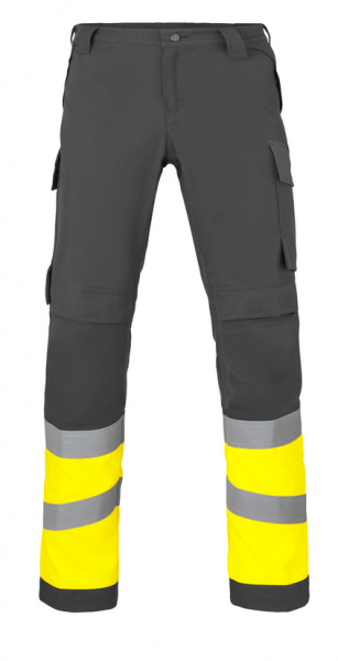 HAVEP- BUNDHOSE, Multi Protector+, Reflektionsstreifen, Farbe: anthrazit/ warngelb