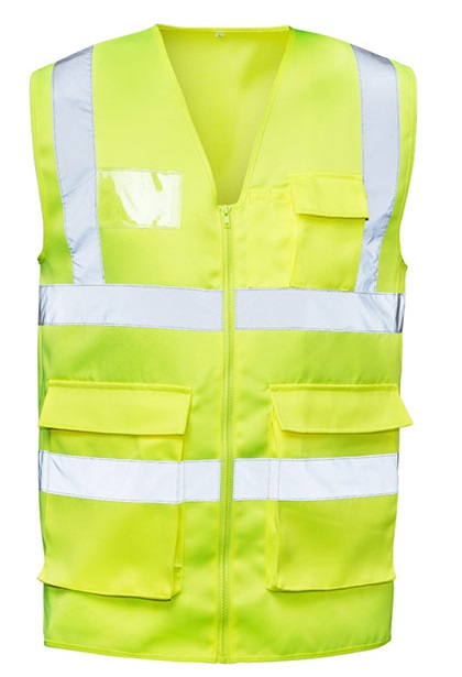 Safestyle Warnschutzweste Arbeitsbekleidung Schutzkleidung ärmellose Warnweste 