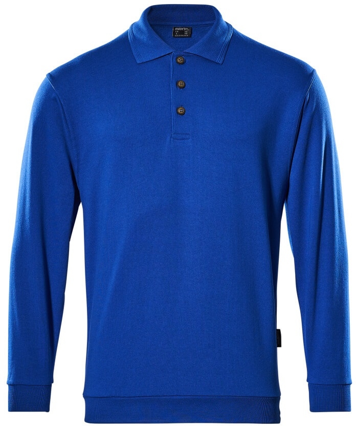 MASCOT-Workwear, Polo-Sweatshirt, Trinidad, 310 g/m², kornblau