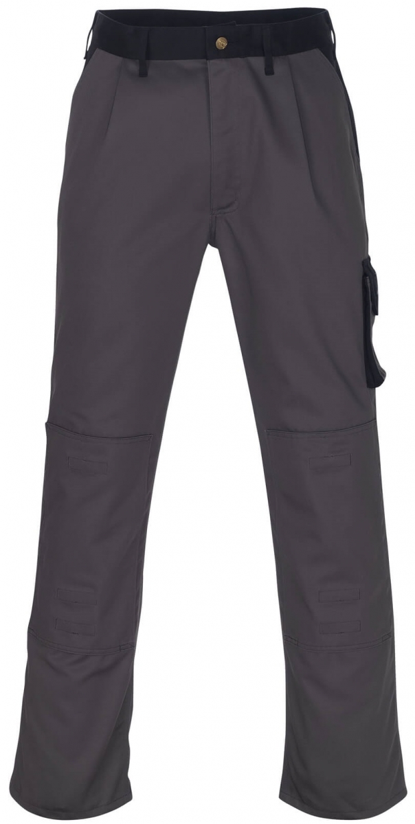 MASCOT-Workwear-Bundhose, Arbeits-Berufs-Hose, TORINO, Lg. 82 cm, MG310, anthrazit/schwarz