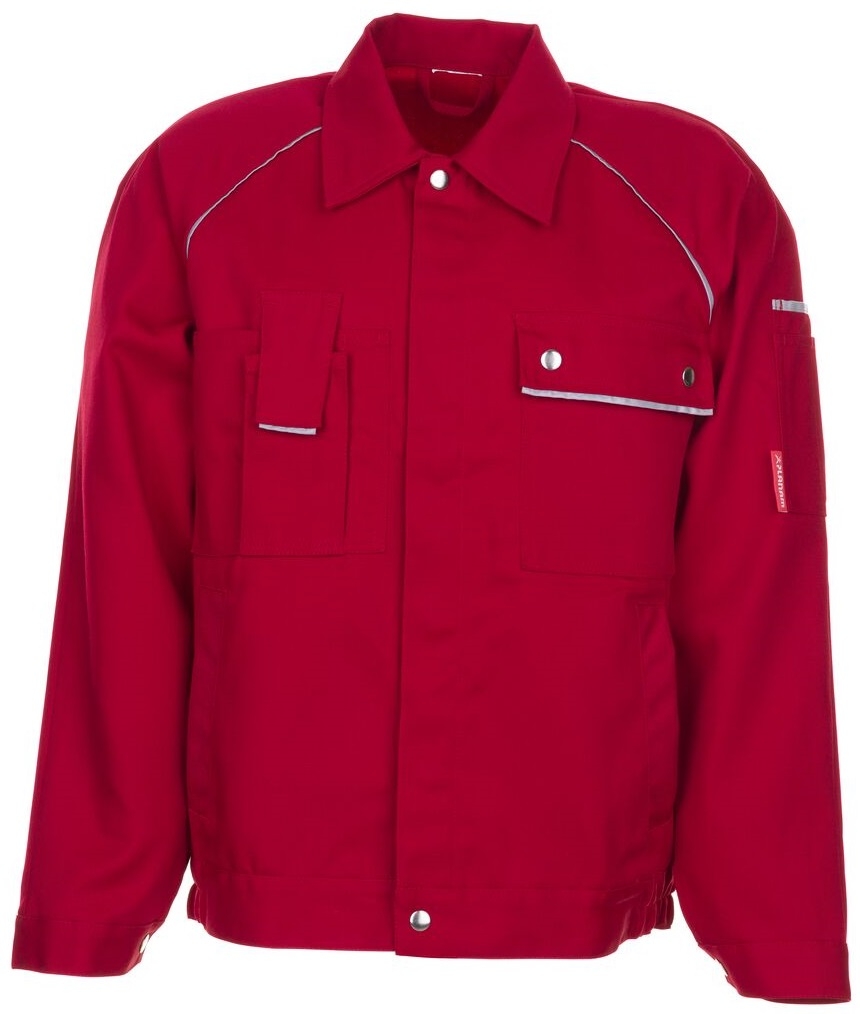 PLANAM Arbeits-Berufs-Bund-Jacke, CANVAS 320,  rot/rot