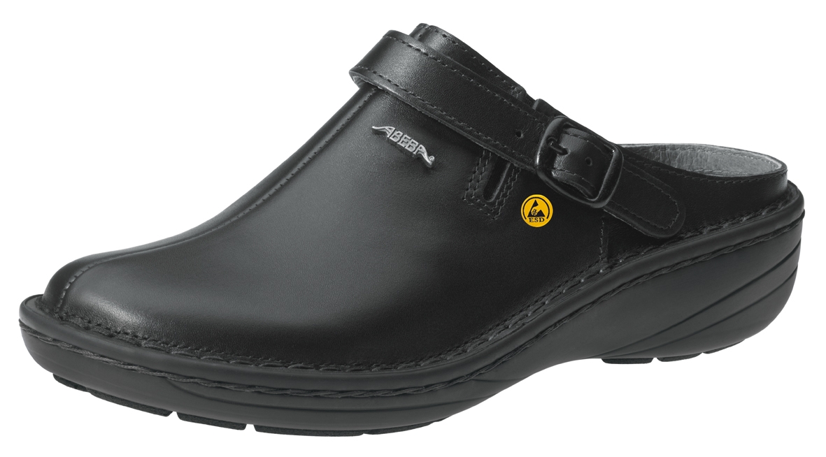 Abeba 1092 Berufsschuhe Reflexor Clog schwarz Schuhe Damenschuhe Arbeitsschuhe 