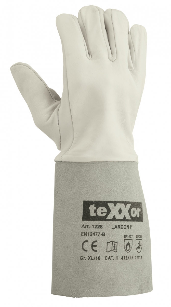 BIG-TEXXOR-Schweißer-Arbeits-Handschuhe, Argon I, natur