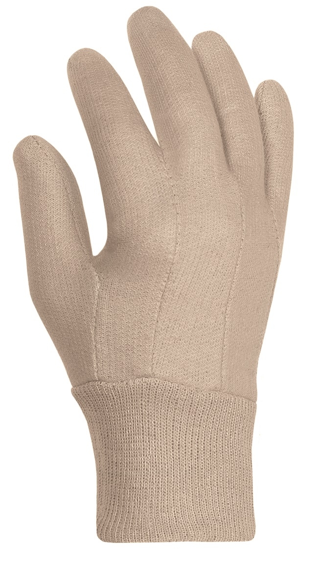 BIG-Baumwoll-Jersey-Arbeits-Handschuhe, rohweiß