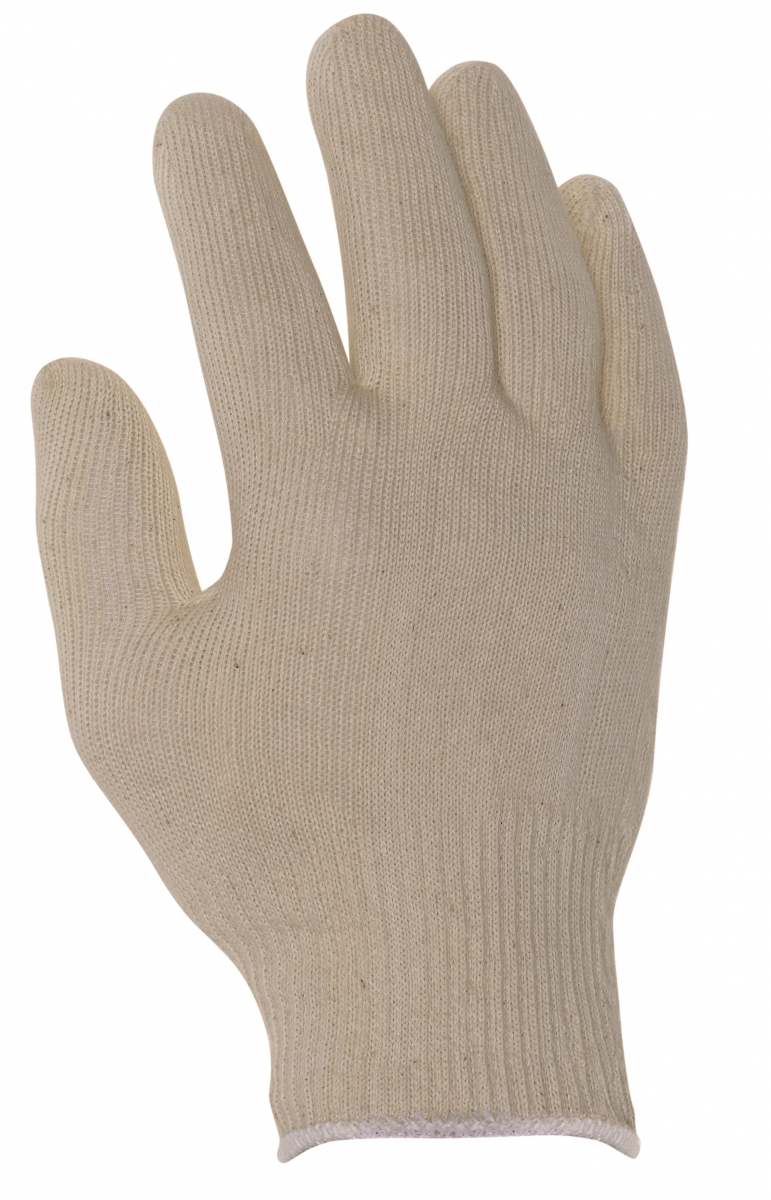 BIG-Baumwollfeinstrick-Arbeits-Handschuhe, rohweiß
