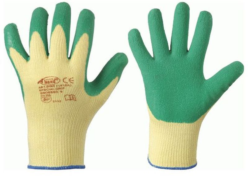F-STRONGHAND, Strick-Arbeits-Handschuhe, SPECIALGRIP, grün
