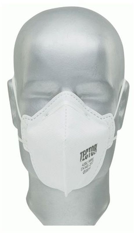 FELDTMANN TECTOR PSA-Atemschutz, Einweg-Fein-Staub-Filter-Maske, Faltmaske P2