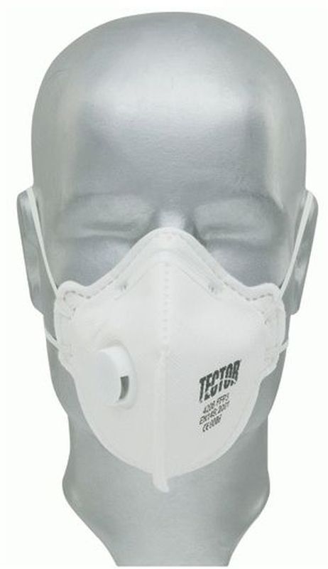 FELDTMANN TECTOR PSA-Atemschutz, Einweg-Fein-Staub-Filter-Maske, Faltmaske P3