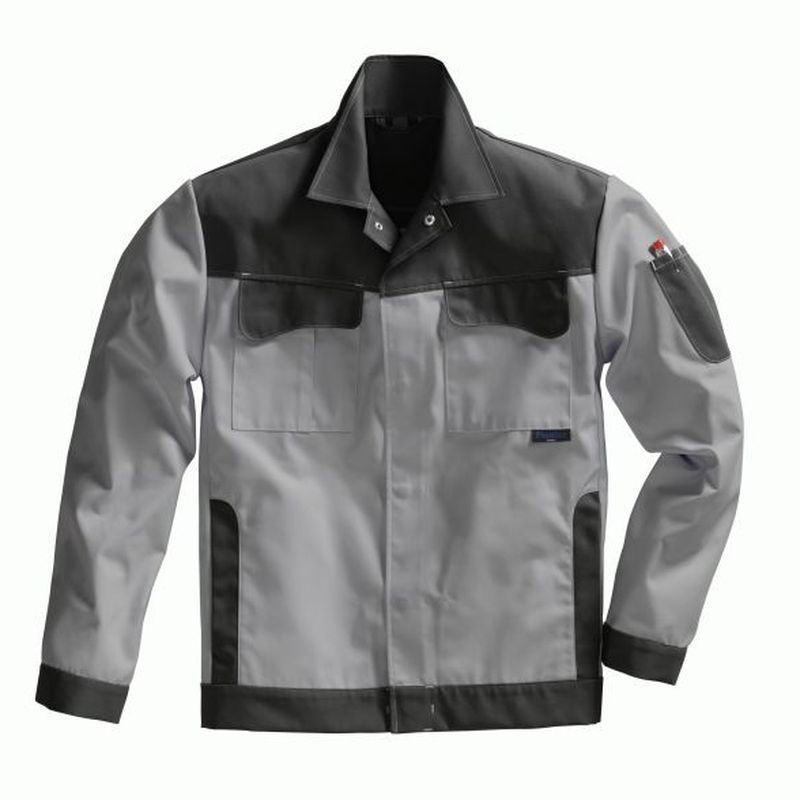 PIONIER Arbeits-Berufs-Bund-Jacke, Color Wave, MG 300, grau/schwarz