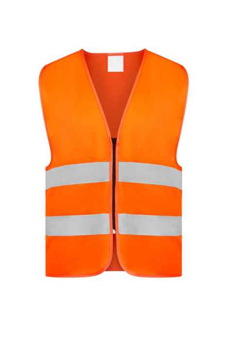 KORNTEX-Warn-Schutz-Weste Standard mit Reißverschluss, orange