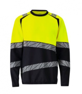 MASCOT� ACCELERATE SAFE Sweatshirt Premiun, Schwarzblau/Gelb