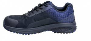 Sicherheitsschuhe S3S, Schn�rsenkel, Schwarzblau/Azurblau, Weite 8