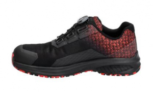 Sicherheitsschuhe S3S,BOA� Fit System, Schwarz/Rot, Weite 8