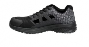 Sicherheitssandale S1PS, Schn�rsenkel, Schwarz, Weite 10