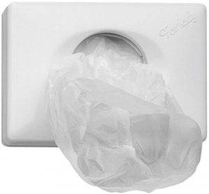 HYGIENEBEUTEL WANDSPENDER, weiss, Kunststoff,fr Hygienebags aus PE