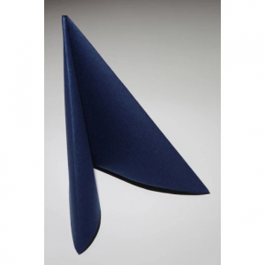 AIRLAID-SERVIETTEN, dunkelblau, 1/4 Faltung, Karton  20x50 Stck