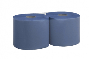 PUTZPAPIER ROLLE, blau, 2-lagig, Pkg.  2 Rollen  500 Tcher