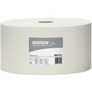 KATRIN-PAPIERPUTZROLLE Plus L2 2500, weiss, 2-lagig, 2x18,5 g, 1 Rolle  2.500 Tcher