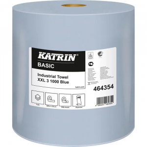 KATRIN-PUTZPAPIER-ROLLE, Classic XXL3, blau, 3-lagig, 3x20 g, 1 Rolle  1000 Tcher