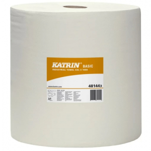 KATRIN-PUTZPAPIER-ROLLE, Basic XXL 3, weiss, 3-lagig, 3x18 g, 1 Rolle  1000 Tcher