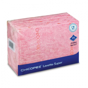 SPEZIALSPLTUCH LAVETTE SUPER, rot, Karton  6x25 Stck