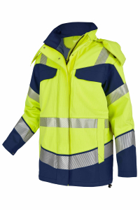 Parka Damen 5583358 APC 2, SONDERMACHART, leuchtgelb-marine