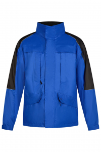 Parka J410191, WINTER-  UND  WETTERSCHUTZ, kornblau-schwarz