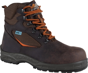 Cofra-SEMERU BROWN, HOCHSCHUH NUBUKLEDER-NYLON BRAUN/BRAUNER STOFF