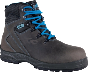 Cofra-TAMBORA GREY, HOCHSCHUH NUBUKLEDER GRAU/T�RKIS STOFF