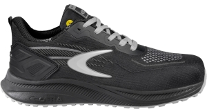 Cofra-TENDER ESD S3S HRO FO SR, HALBSCHUH NYLON SCHWARZ-GRAU/SCHWARZER STOFF/FPT/ESD