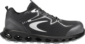 Cofra-KARATE ESD S1 PS FO SR, HALBSCHUH NYLON SCHWARZ/SCHWARZER STOFF/FPT ZWISCHENSOHL/ESD