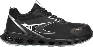 Cofra-BOOST ESD S3S FO SR, HALBSCHUH NYLON SCHWARZ/SCHWARZER STOFF/FPT ZWISCHENSOHL/ESD