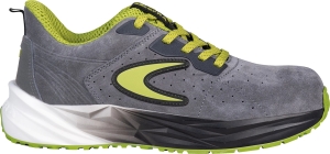 Cofra-DYNAREX ESD S1 PS HRO FO SR, HALBSCHUH VELOURLEDER GRAU/HELL GRUN STOFF/FPT ZWISCHENS/ESD
