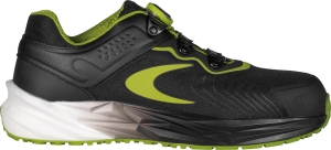Cofra-EXTREME ESD S3S HRO SC FO SR, HALBSCHUH NYLON-MICROFASER SCHWARZ/GRUNER STOFF/FPT/ESD-BOA