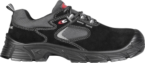 Cofra-SUEZ S1 PS, HALBSCHUH VELOURLEDER SCHWARZ/SCHWARZER STOFF/APT SOHLE