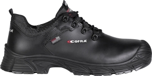 Cofra-NEWPORT S7S, HALBSCHUH LEDER SCHWARZ/SCHWARZER STOFF+MEMBRANE/APT ZWISCH.