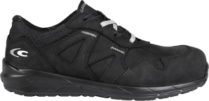 Cofra-HAMMER S3S CI FO SR, HALBSCHUH NUBUKLEDER SCHWARZ/SCHWARZER STOFF/APT ZWISCHENSOH