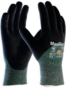 MaxiFlex� Cut� Schnittschutz-Strickhandschuhe gr�n/schwarz (34-8753)
