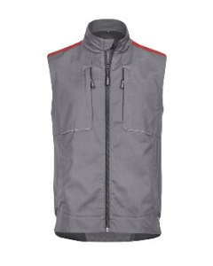 4PROTECT� Workwear Weste, grau/rot