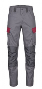 4PROTECT� Workwear Herren-Hose, grau/rot