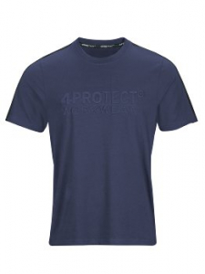4PROTECT� Brand-T-Shirt, navy/schwarz