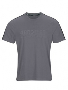 4PROTECT� Brand-T-Shirt, grau/schwarz