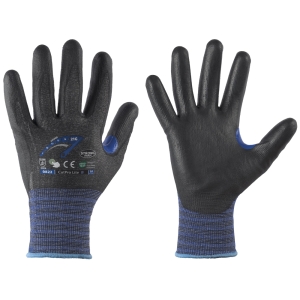 F-*CUTPRO LITE B* STRONGHAND� HANDSCHUHE-LEVEL B, SCHNITTSCHUTZ, TOUCH SCREEN FUNKTION, 21 G, PU, GRAU/SCHWARZ, KAT 2