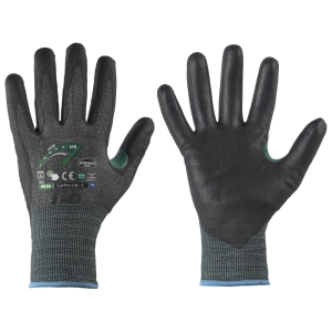 F-*CUTPRO LITE C* STRONGHAND� HANDSCHUHE-LEVEL C, SCHNITTSCHUTZ, TOUCH SCREEN FUNKTION, 21 G, PU, GRAU/SCHWARZ, KAT 2