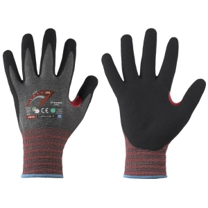 F-*CUTPRO LITE F* STRONGHAND� HANDSCHUHE-LEVEL F, SCHNITTSCHUTZ, TOUCH SCREEN FUNKTION, 21 G, NITRIL, GRAU/SCHWARZ, KAT 2